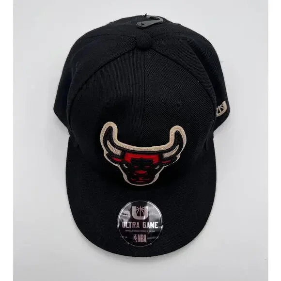 Chicago Bulls NBA Ultra Game Basketball Snapback Hat Adult Adjustable One Size - Picture 8 of 11